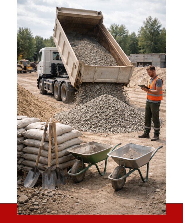 Доставка нерудных материалов в Таре от 1235 руб. | ПРОНЕРУДТар