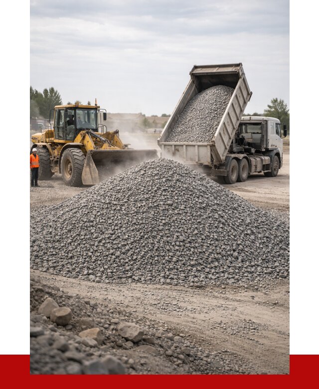 Купить щебень с доставкой в Таре от 2572 руб. | ПРОНЕРУДТар