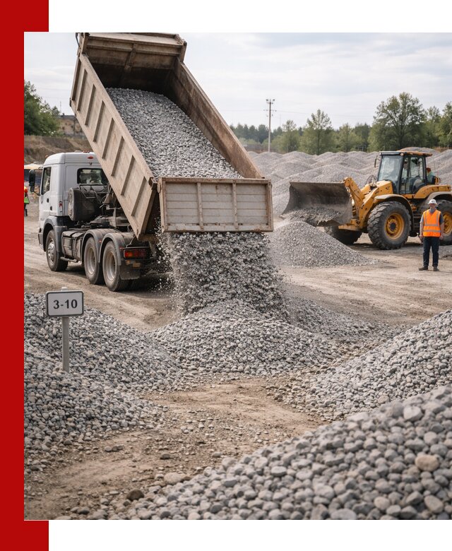 Гранитный щебень фракции 3–10: доставка и продажа в Таре