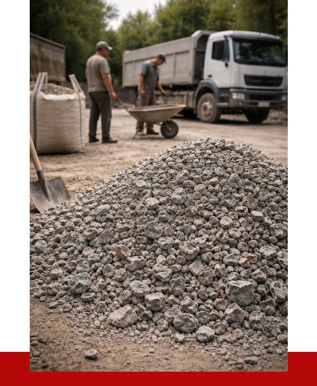 Гранитный щебень фракция 20-40 в Таре от 3292 руб. ПРОНЕРУДТар