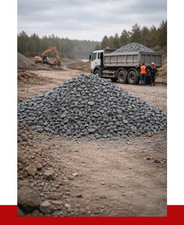 Щебень габбро диабаз фракция 40-70 в Таре от 2263 р-ПРОНЕРУДТар