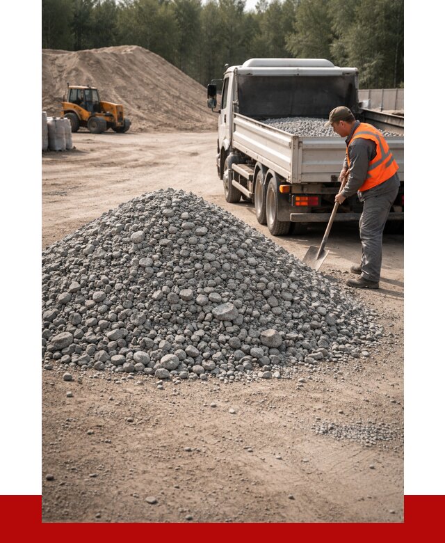 Гравийный щебень фракция 5-10 в Таре от 2263 р. | ПРОНЕРУДТар