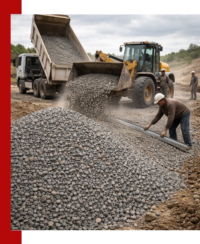 Гравийный щебень фракция 5-20 с доставкой в Таре