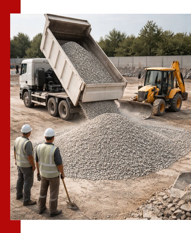 Купить известняковый щебень фракции 5–10 мм с доставкой в Таре