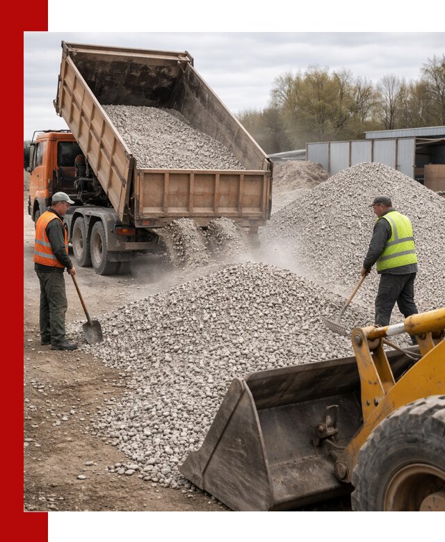 Доломитовый щебень фракции 5-20 с доставкой в Таре