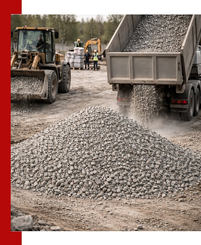 Вторичный щебень фракции 5-20 в Таре — доставка и продажа крупнотоннажно