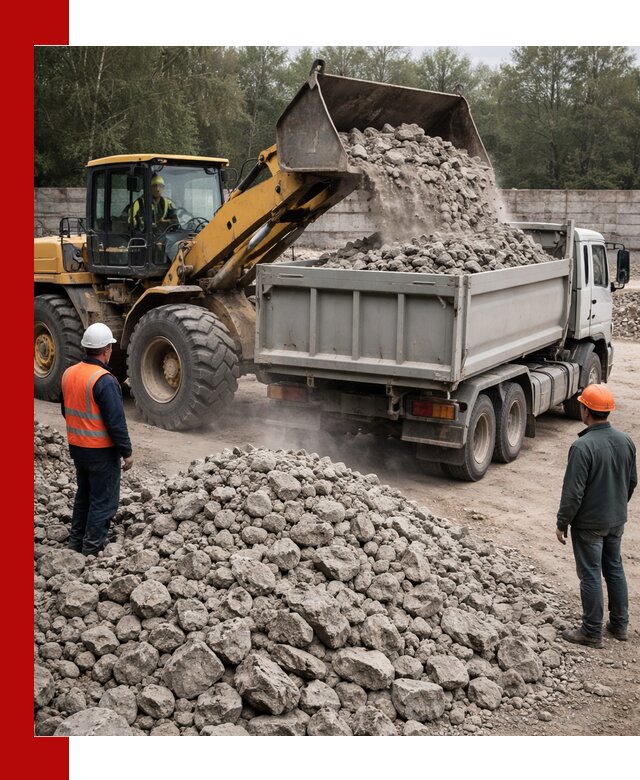 Вторичный щебень фракция 70–150 в Таре с доставкой