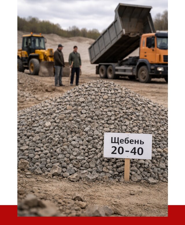 Бетонный щебень фракция 20-40 в Таре от 2521 р. | ПРОНЕРУДТар