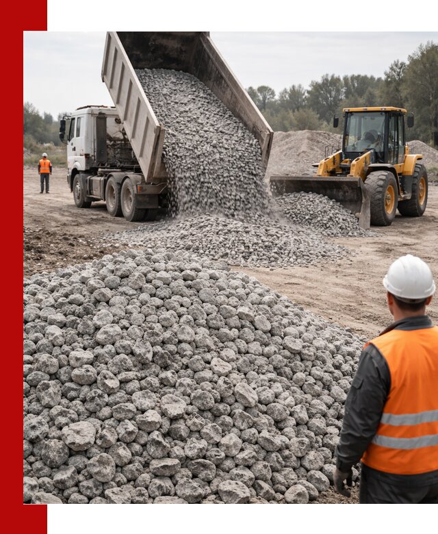 Доставка бетонного щебня фракции 20-40 в Таре