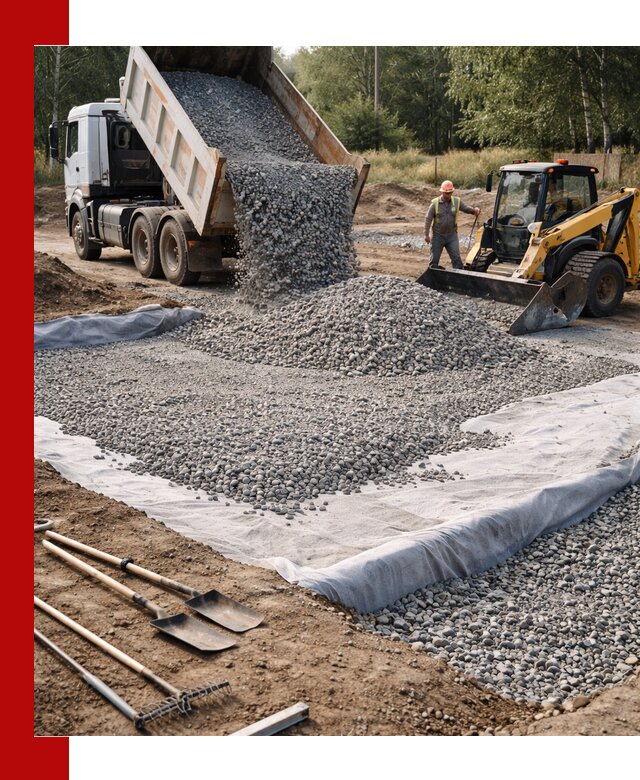 Щебень для фундамента с доставкой в Таре