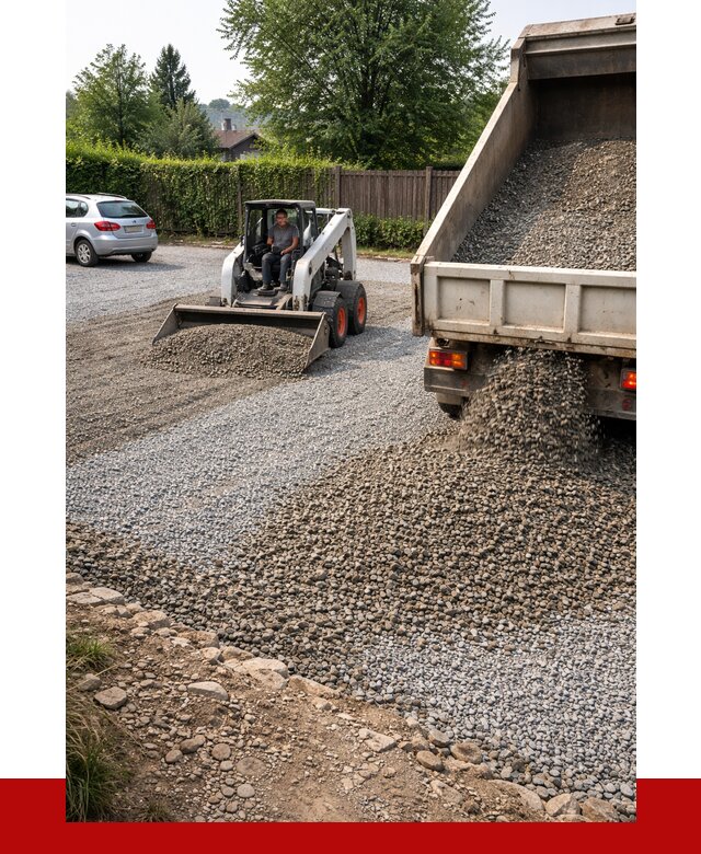 Щебень для парковки в Таре с доставкой от 1235 р.| ПРОНЕРУДТар