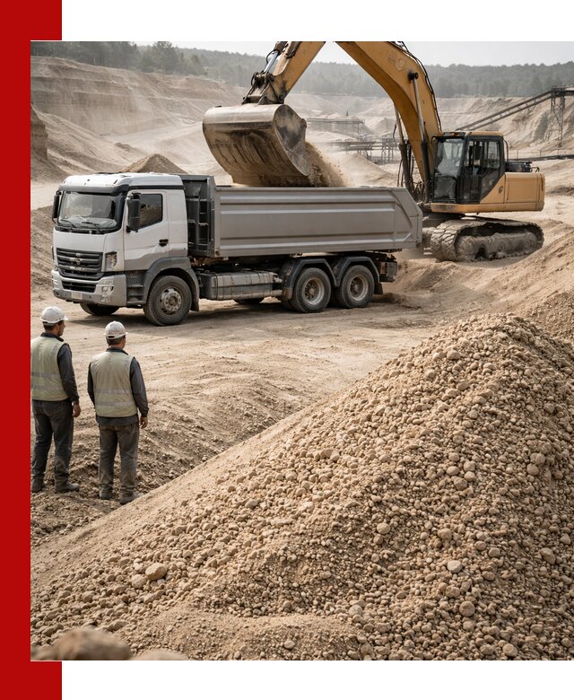 Карьерный крупнозернистый песок с доставкой в Таре