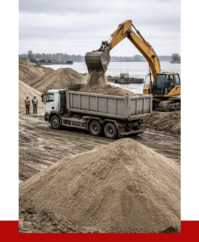 Купить речной песок навалом в Таре от 1852 р., ПРОНЕРУДТар