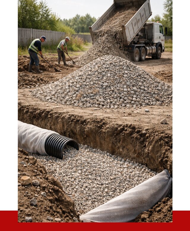 Гравий для дренажа в Таре от 2263 р., доставка ПРОНЕРУДТар