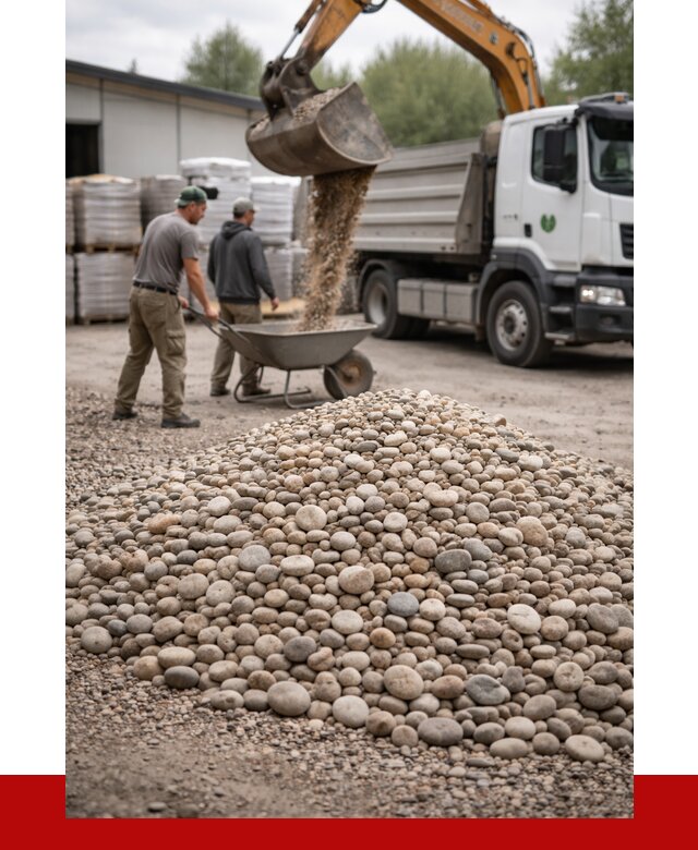 Галька декоративная в Таре от 3292 р. за куб | ПРОНЕРУДТар
