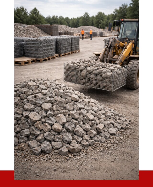 Камень для габионов фракция 70-150 в Таре от 4321 р. | ПРОНЕРУДТар