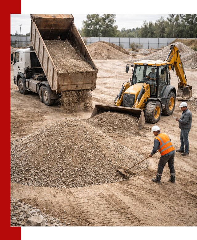 Поставка и доставка ПГС С4 в мешках и самосвалах в Таре
