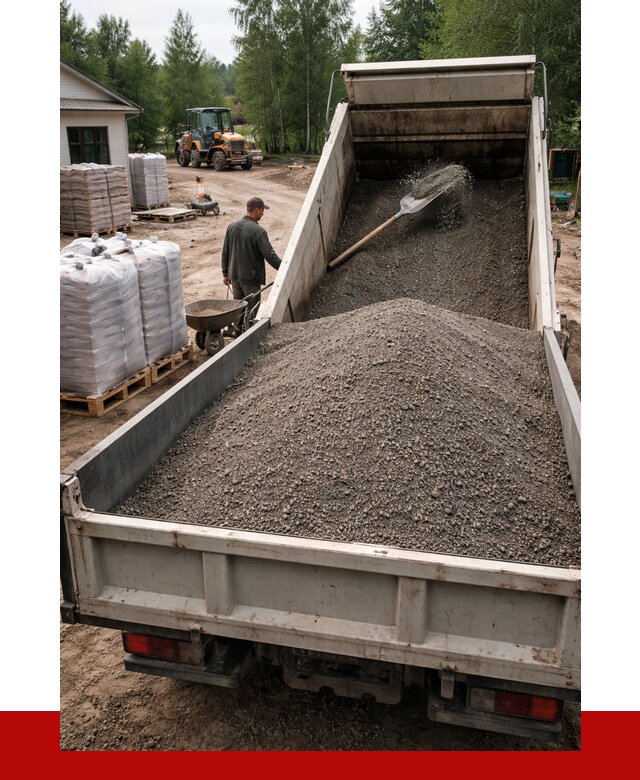 ЩПС с доставкой в Таре от 2160 р. за куб | ПРОНЕРУДТар