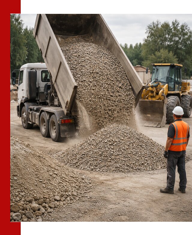 Доставка щпс в Таре — щебеночно-песчаная смесь под заборы и дорожки