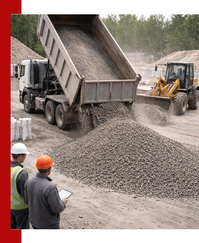 Доставка и продажа гранитного отсева 0-10 в Таре