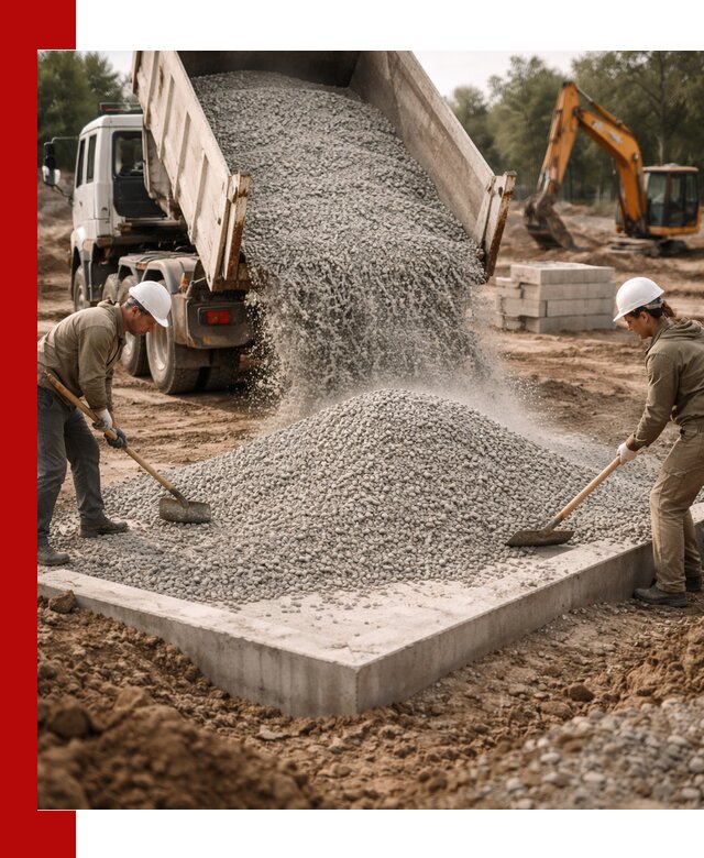 Доставка и продажа отсева для бетона в Таре