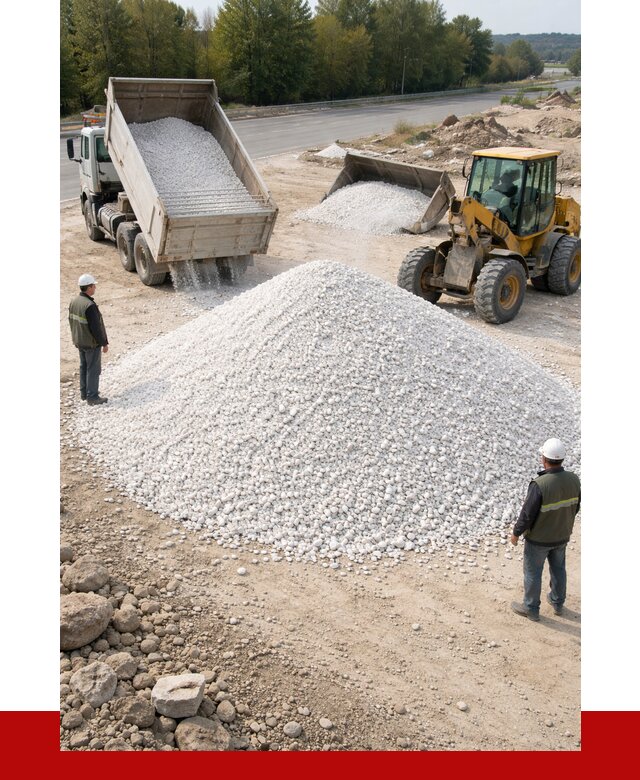 Белая мраморная крошка в Таре от 4321 р. с доставкой | ПРОНЕРУДТар