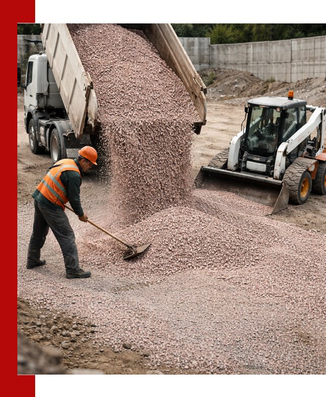 Крошка розовый гранит с доставкой в Таре от производителя