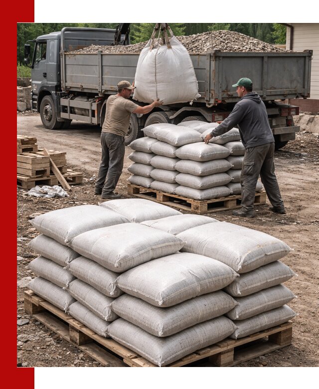 Керамзит в мешках с доставкой в Таре от компании-поставщика