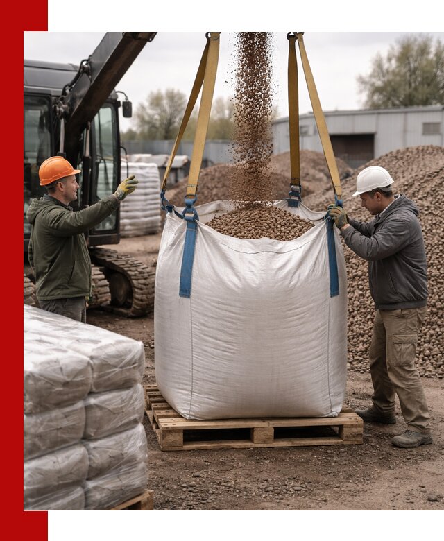 Керамзит в биг-бегах с доставкой в Таре