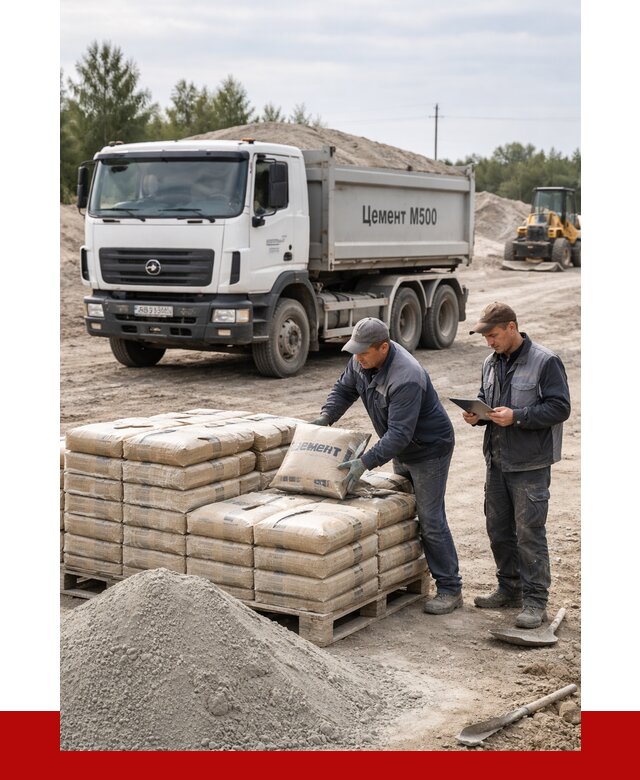 Купить цемент м500 с доставкой в Таре от 5350 р. | ПРОНЕРУДТар