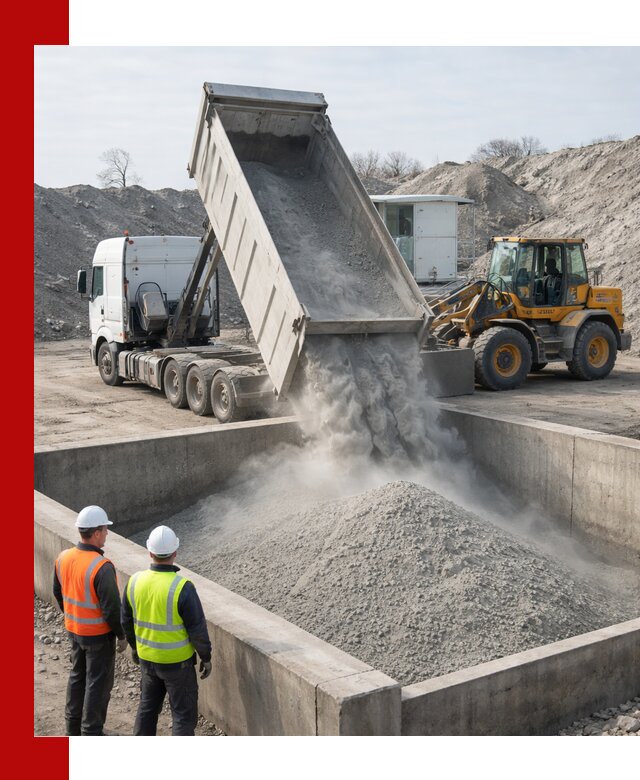 Доставка цемента навалом в Таре крупными партиями