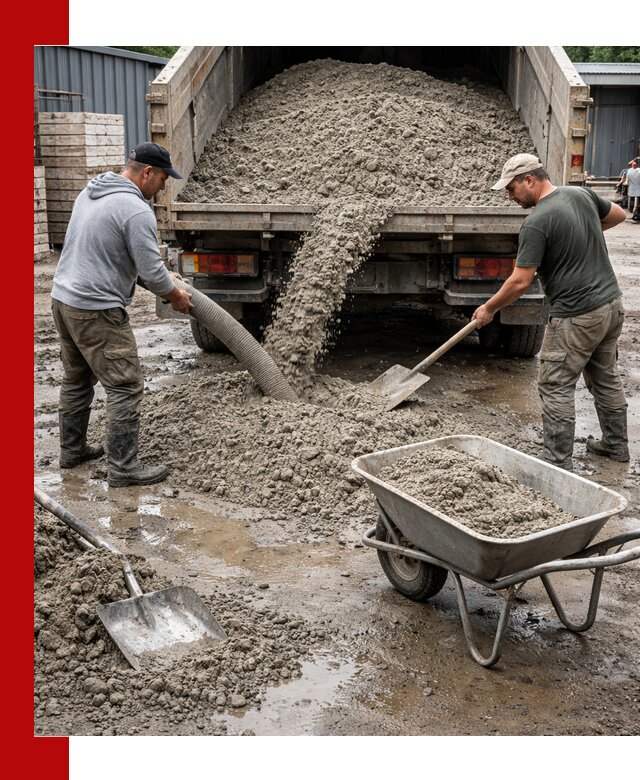 Цементно-песчаная смесь М150 доставка в Таре