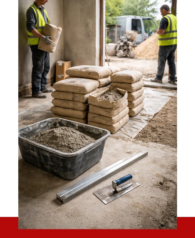Купить сухую смесь для стяжки в Таре от 4630 р. | ПРОНЕРУДТар