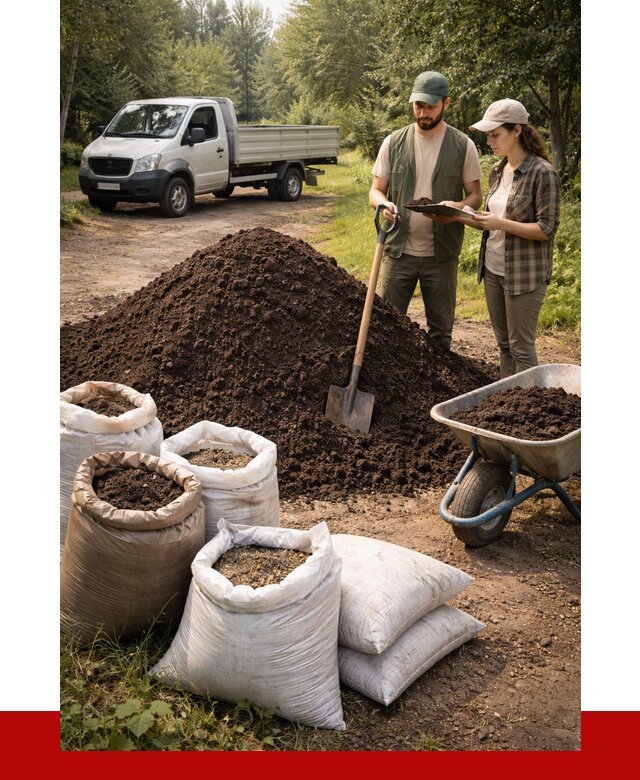 Купить грунт с доставкой в Таре от 4630 р. за м3 | ПРОНЕРУДТар