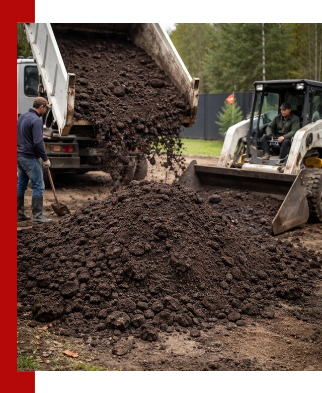 Плодородный грунт с доставкой в Таре для садов и огородов