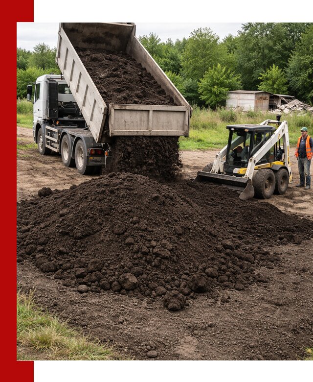Поставка плодородной земли с доставкой самосвалом в Таре