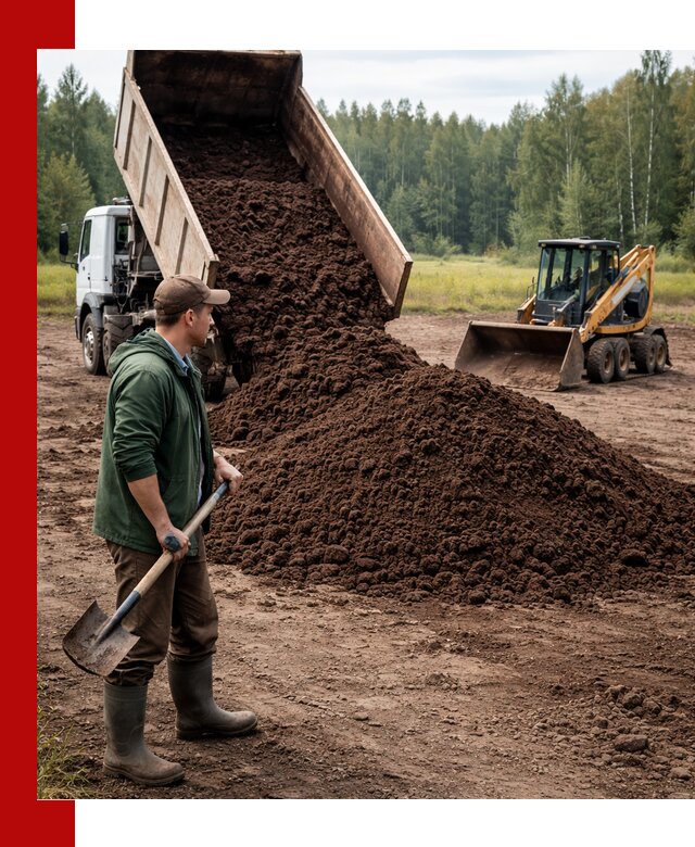 Купить верховой торф с доставкой в Таре для садоводства и растений