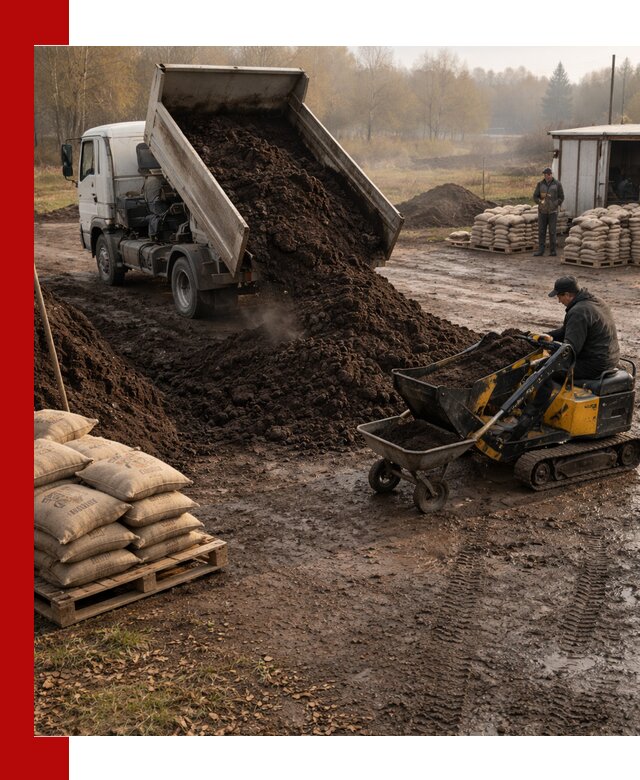 Кислый торф в доставке по выгодным ценам в Таре