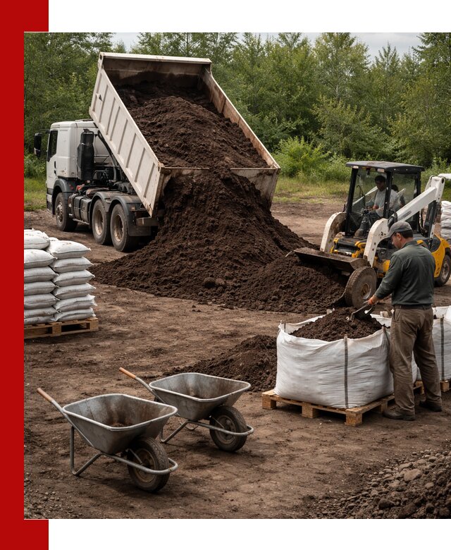 Доставка и продажа торфогрунта в Таре оптом и в розницу