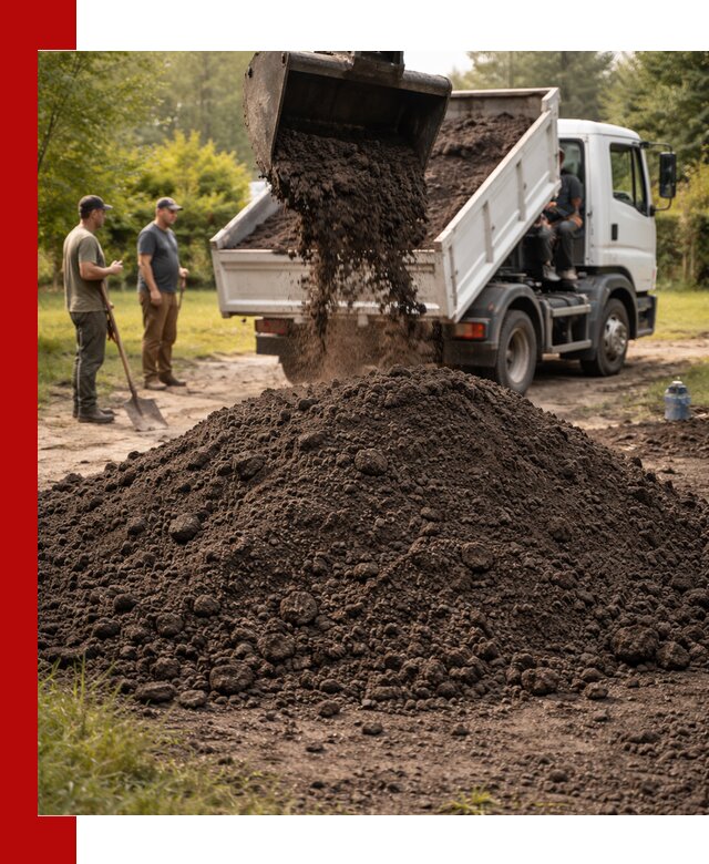 Доставка и продажа чернозема в Таре оптом и в розницу