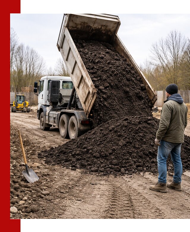 Доставка чернозема навалом в Таре быстро и выгодно