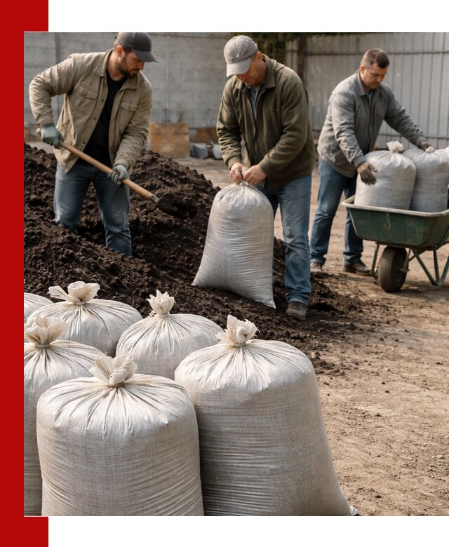 Купить чернозем в мешках с доставкой в Таре