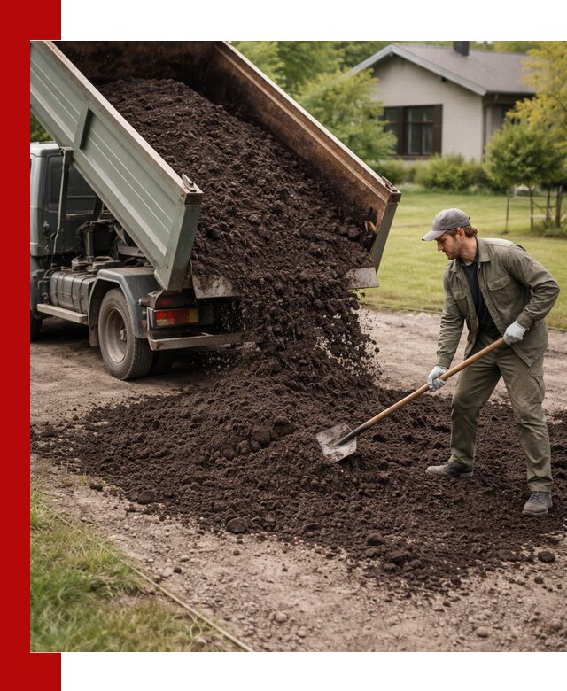 Чернозем для газона с доставкой в Таре быстро и качественно