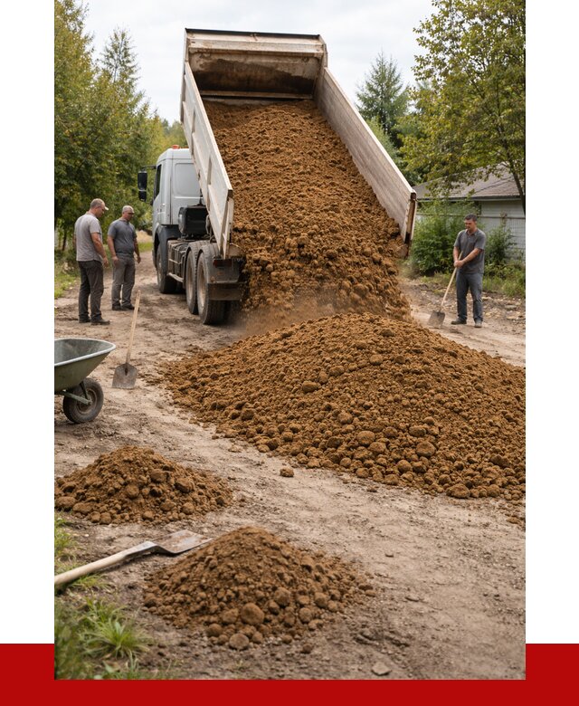 Купить суглинок с доставкой в Таре от 2572 р. за куб | ПРОНЕРУДТар