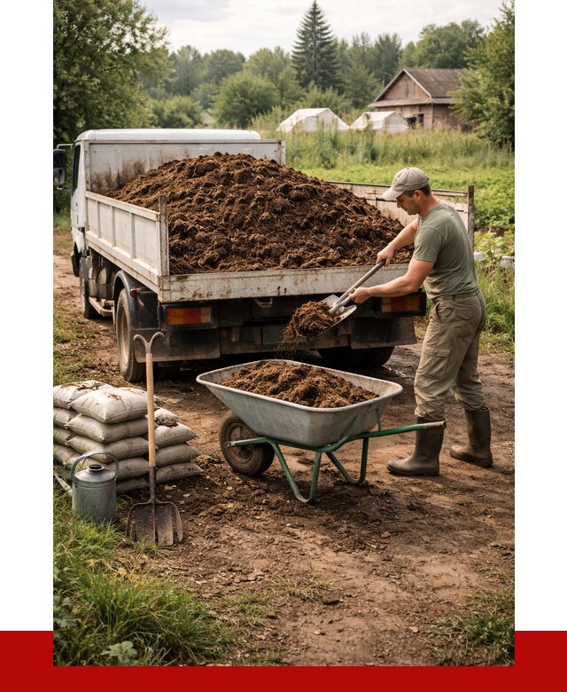 Купить коровий навоз с доставкой в Таре от 1852 р. | ПРОНЕРУДТар