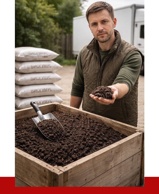 Купить биогумус в Таре с доставкой от 8745 р. за куб | ПРОНЕРУДТар