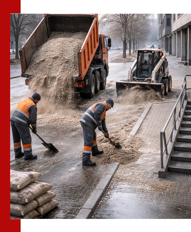 Поставка противогололедных материалов в Таре