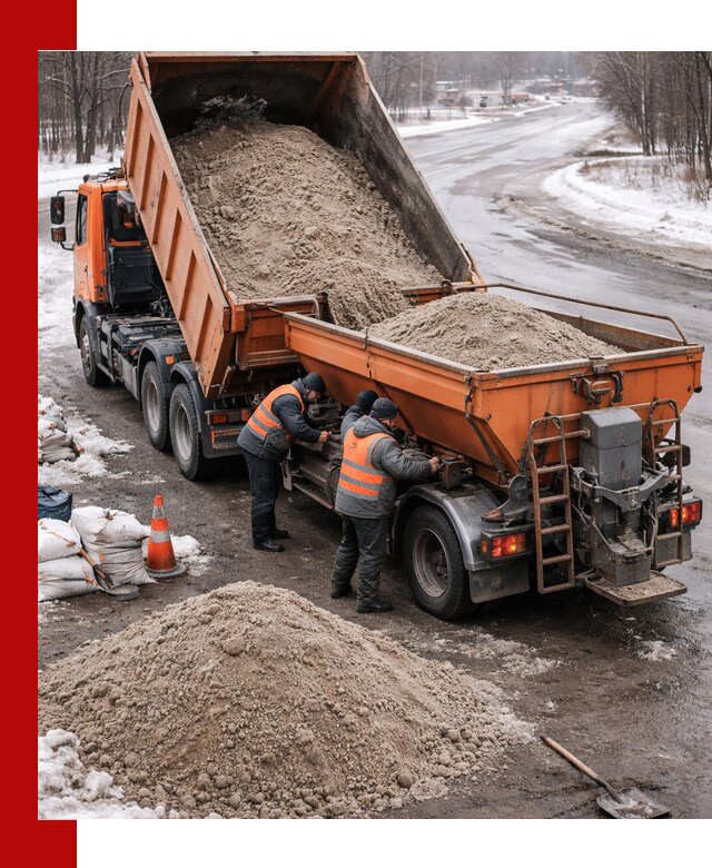 Поставка и вывоз пескосоля в Таре оптом и в розницу