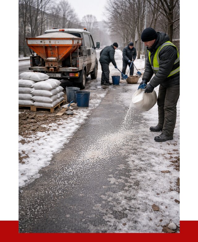 Реагент против гололеда в Таре с доставкой от 4630 р. | ПРОНЕРУДТар