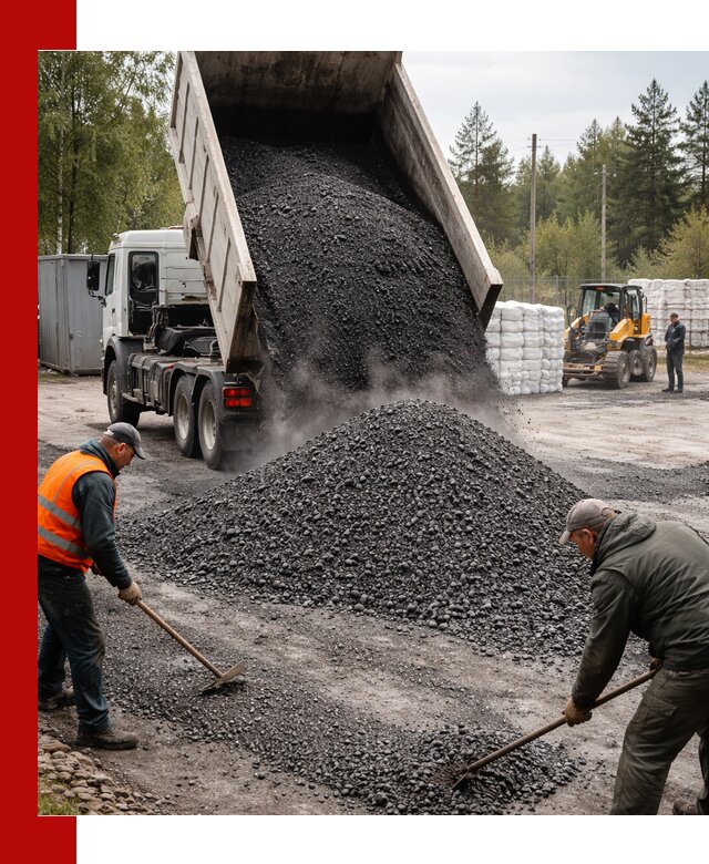 Доставка и продажа асфальтного гранулята в Таре